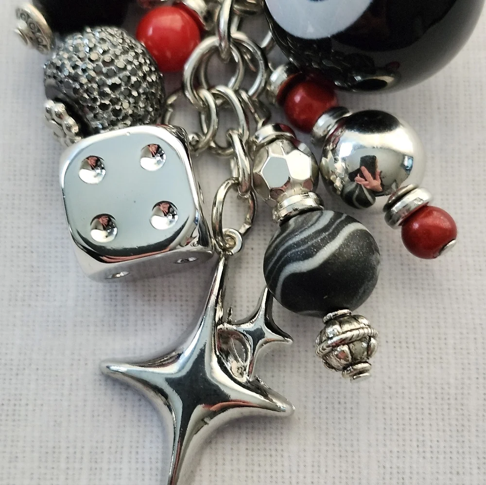 Dungeons and Dragons Purse Charm or Keychain Handcrafted